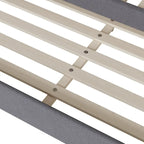 Sofá cama Teddy Fleece con nido y luces LED – Rosa/Gris/Beige, para 2 personas