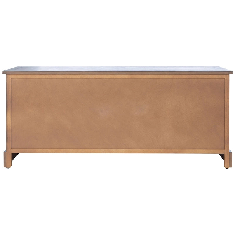 Sand/Black/Brown/Distressed White 3-Drawer Storage Bench, Seats 1-2, 47.3"W x 15"D x 19"H