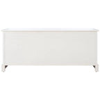Sand/Black/Brown/Distressed White 3-Drawer Storage Bench, Seats 1-2, 47.3"W x 15"D x 19"H