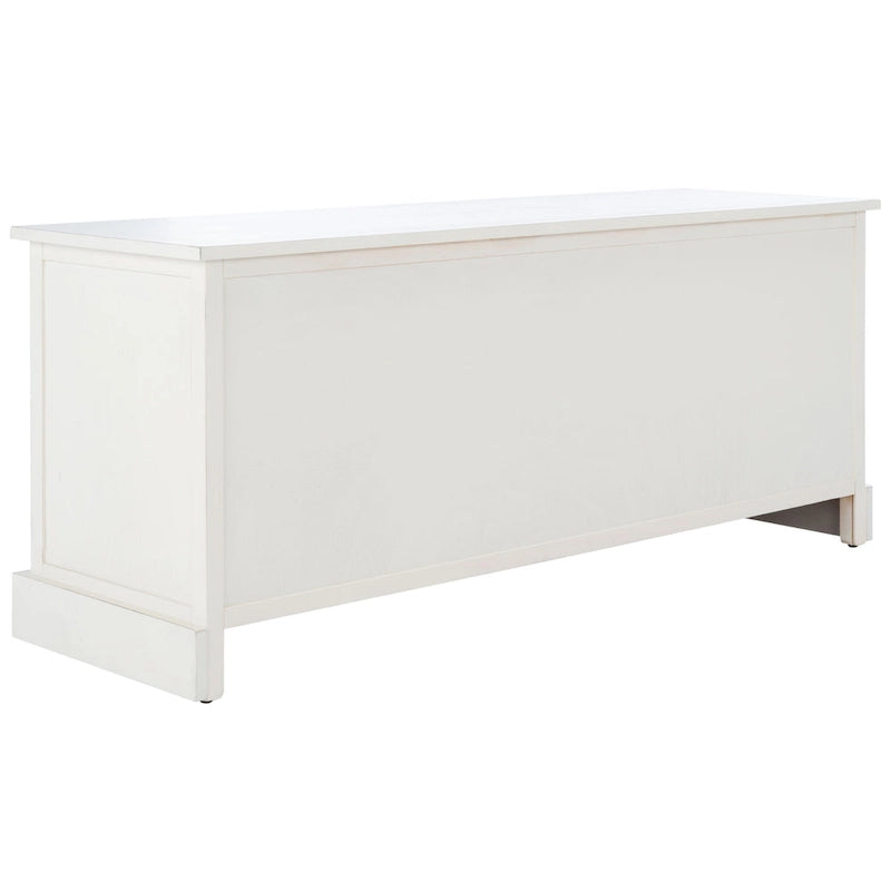 Sand/Black/Brown/Distressed White 3-Drawer Storage Bench, Seats 1-2, 47.3"W x 15"D x 19"H