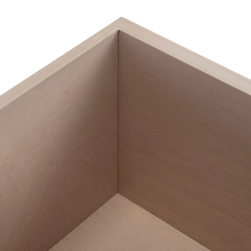 Sand/Black/Brown/Distressed White 3-Drawer Storage Bench, Seats 1-2, 47.3"W x 15"D x 19"H