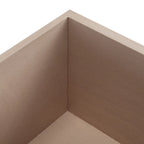 Sand/Black/Brown/Distressed White 3-Drawer Storage Bench, Seats 1-2, 47.3"W x 15"D x 19"H