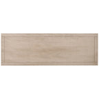 Sand/Black/Brown/Distressed White 3-Drawer Storage Bench, Seats 1-2, 47.3"W x 15"D x 19"H