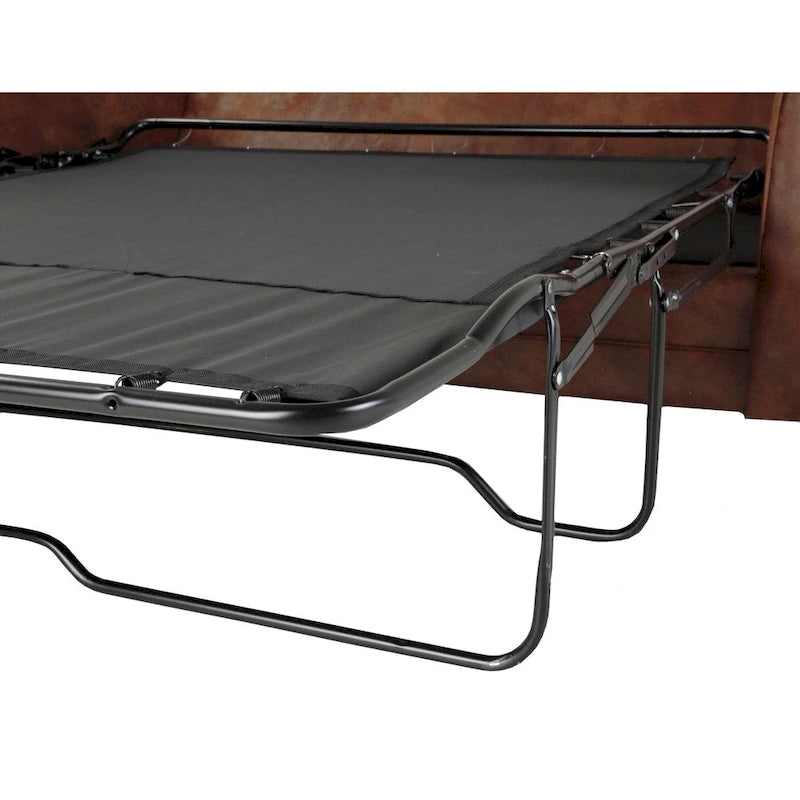 Sofá Cama Lodge-Print Marrón, se Convierte en Cama Queen, para 3 Personas