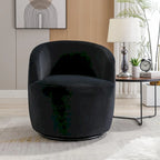 Sillón Decorativo Giratorio de Terciopelo Multicolor, Asiento Individual