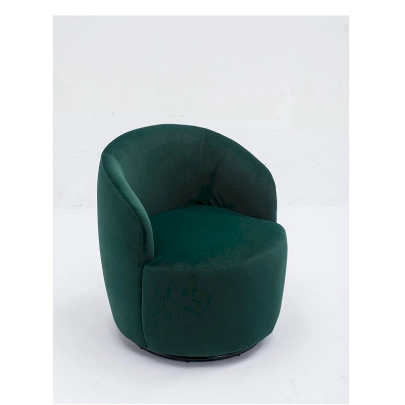 Sillón Decorativo Giratorio de Terciopelo Multicolor, Asiento Individual