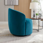 Sillón Decorativo Giratorio de Terciopelo Multicolor, Asiento Individual