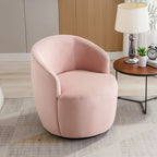 Sillón Decorativo Giratorio de Terciopelo Multicolor, Asiento Individual