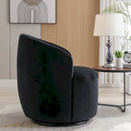 Sillón Decorativo Giratorio de Terciopelo Multicolor, Asiento Individual