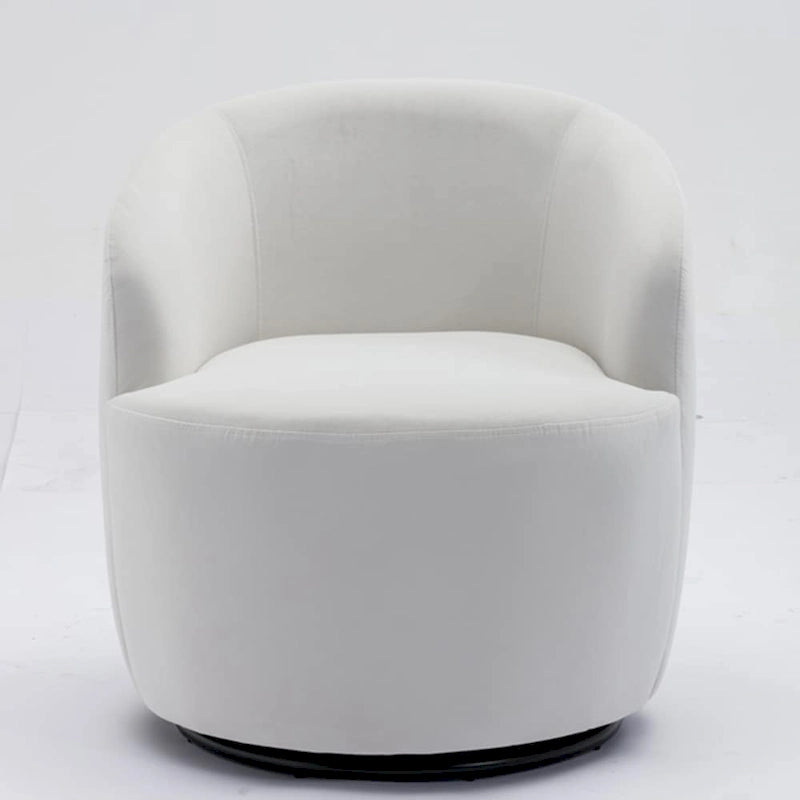 Sillón Decorativo Giratorio de Terciopelo Multicolor, Asiento Individual