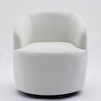 Sillón Decorativo Giratorio de Terciopelo Multicolor, Asiento Individual