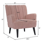 Sillón Acolchado, Un Asiento – Rosa / Gris / Verde