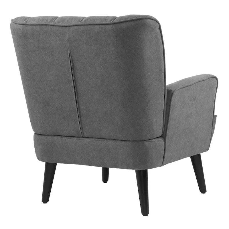 Sillón Acolchado, Un Asiento – Rosa / Gris / Verde