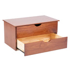 Cajonera interna de 2 cajones (Moca / Blanco / Java / Negro) – Madera maciza, inserto de armario de una unidad