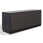 6-Drawer Wood Dresser, White Wash / Medium Oak / Black, Minimalist Style