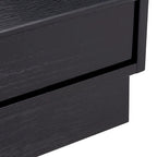 6-Drawer Wood Dresser, White Wash / Medium Oak / Black, Minimalist Style