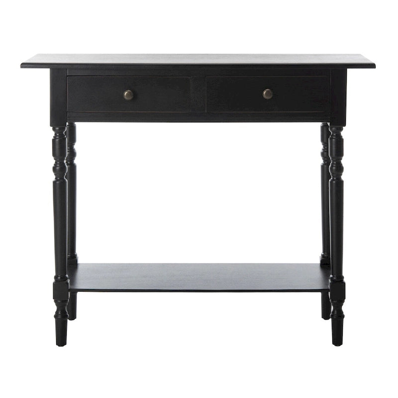 2-Drawer Console Table | Distressed & Vintage | 5 Colors | 38"W×13"D×32"H