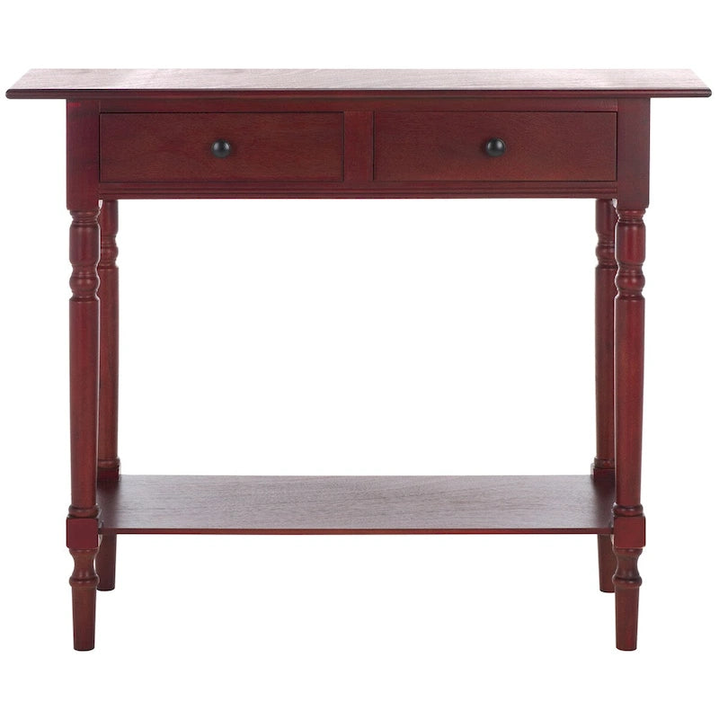 2-Drawer Console Table | Distressed & Vintage | 5 Colors | 38"W×13"D×32"H