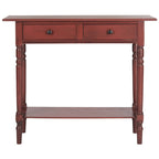 2-Drawer Console Table | Distressed & Vintage | 5 Colors | 38"W×13"D×32"H