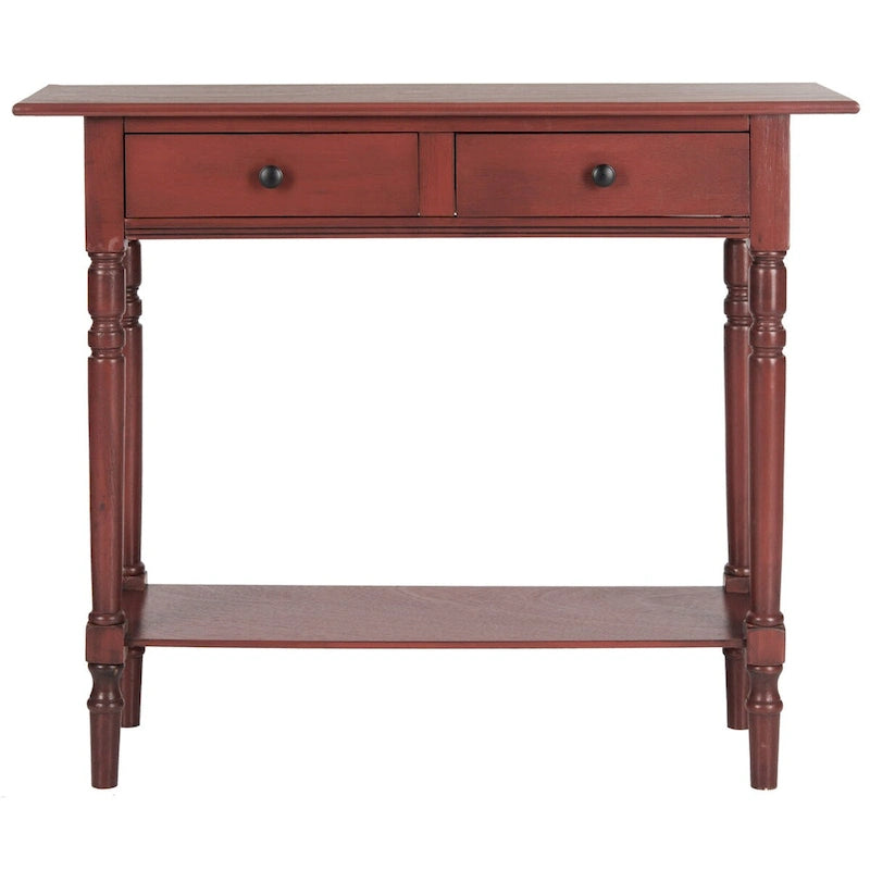 2-Drawer Console Table | Distressed & Vintage | 5 Colors | 38"W×13"D×32"H