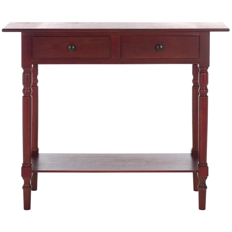 2-Drawer Console Table | Distressed & Vintage | 5 Colors | 38"W×13"D×32"H