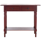 2-Drawer Console Table | Distressed & Vintage | 5 Colors | 38"W×13"D×32"H