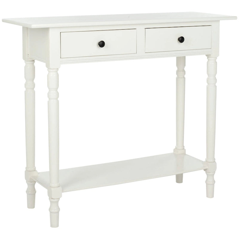 2-Drawer Console Table | Distressed & Vintage | 5 Colors | 38"W×13"D×32"H