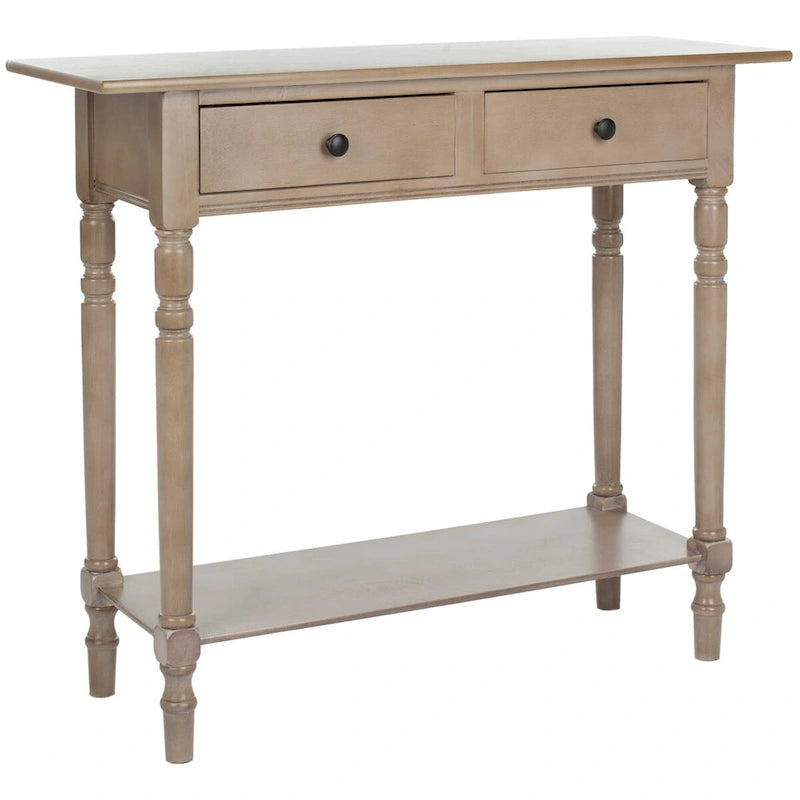 2-Drawer Console Table | Distressed & Vintage | 5 Colors | 38"W×13"D×32"H