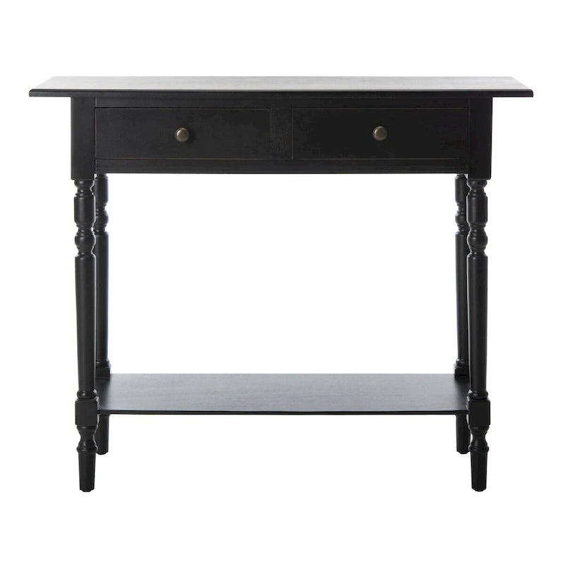 2-Drawer Console Table | Distressed & Vintage | 5 Colors | 38"W×13"D×32"H