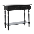 2-Drawer Console Table | Distressed & Vintage | 5 Colors | 38"W×13"D×32"H