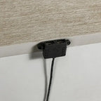 Juego de dormitorio de 3 piezas de madera maciza color champán con marco de metal, King/Queen, 2 mesitas de noche